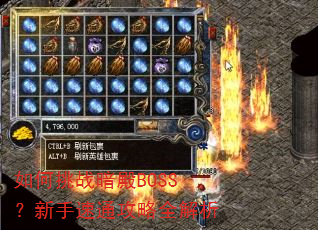 如何挑战暗殿BOSS?新手速通攻略全解析 如何挑战暗殿BOSS?新手速通攻略全解析