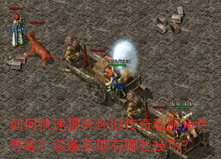 如何快速提升怀旧传奇私服角色等级?装备获取有哪些技巧? 如何快速提升怀旧传奇私服角色等级?装备获取有哪些技巧?